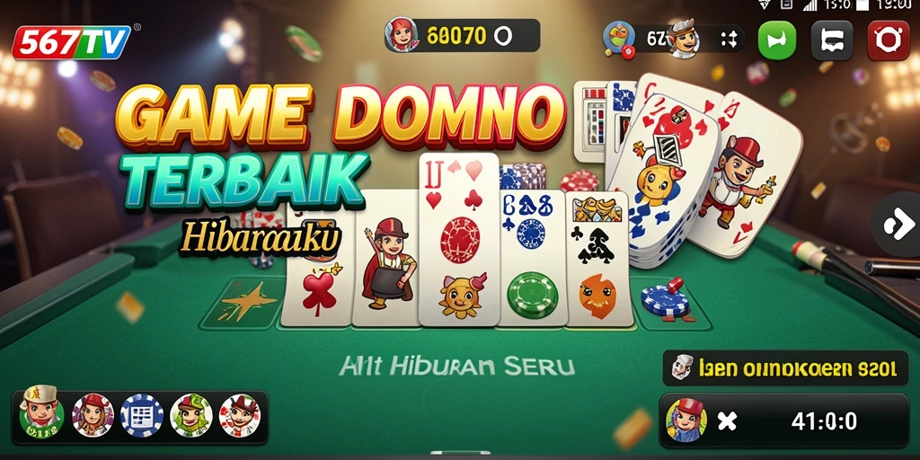 Tampilan gameplay Domino yang menarik dan menantang.