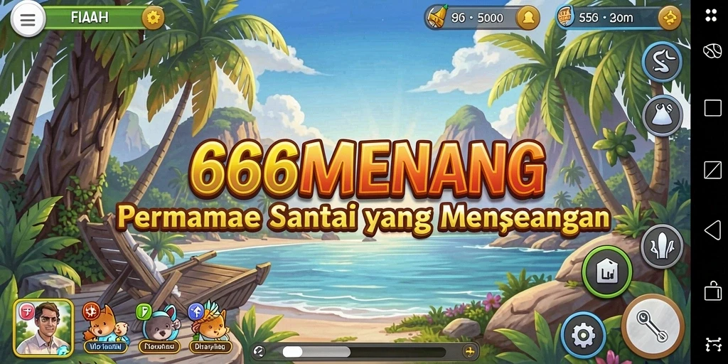 Tampilan menarik dari gameplay 666MENANG yang penuh warna.