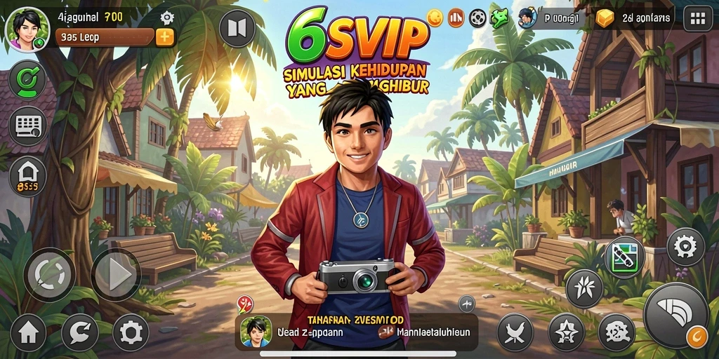 Tampilan gameplay menarik di dunia simulasi 6SVIP.