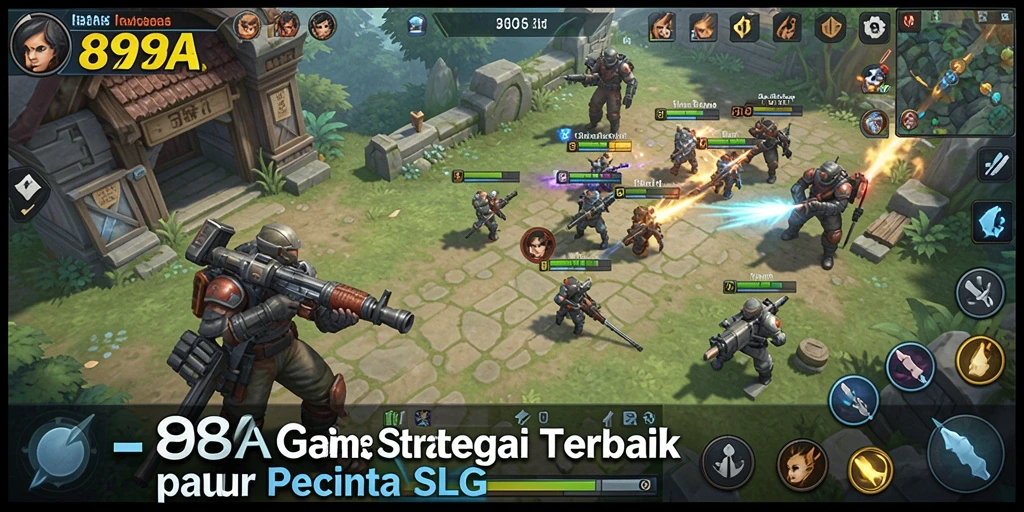 Tampilan gameplay SLG yang menarik dan mendebarkan.