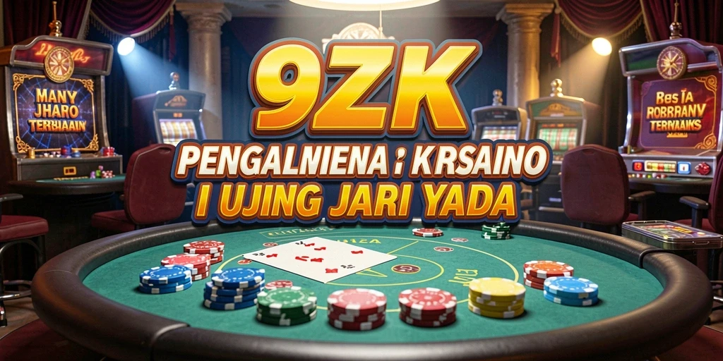 Tampilan menarik dari gameplay kasino yang menakjubkan di 9ZK.