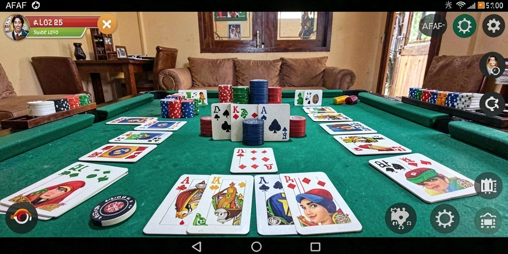 Tampilan gameplay Gaple yang menarik dan interaktif di AFAF.