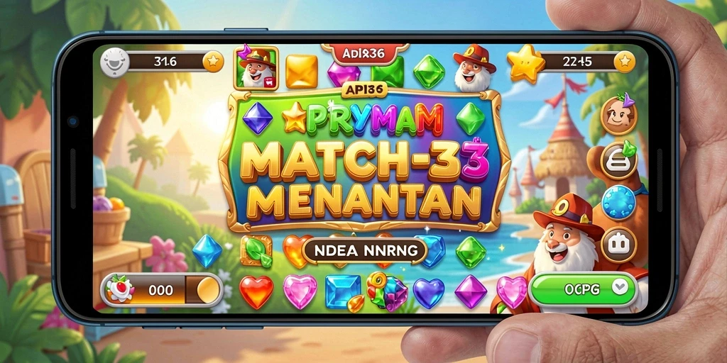 Tampilan gameplay API36 yang penuh warna dan seru.