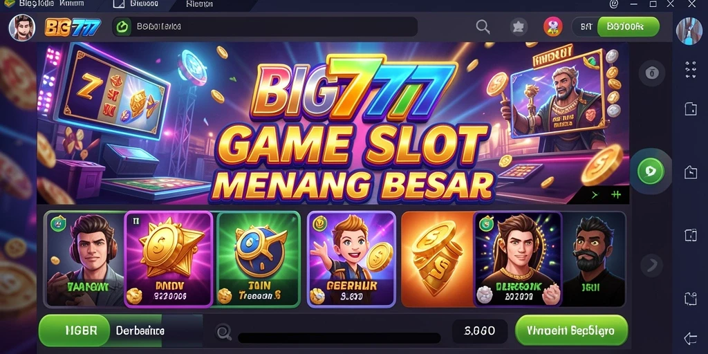 Tampilan gameplay slot BIG777 yang menawan dan mengasyikkan.