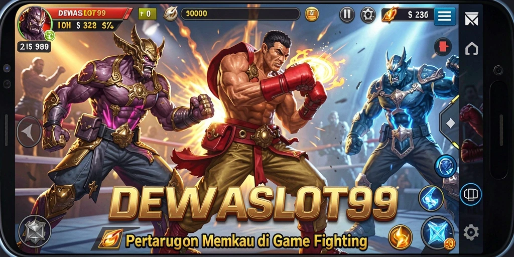 Tampilan gameplay seru dan karakter beragam dari DEWASLOT99.