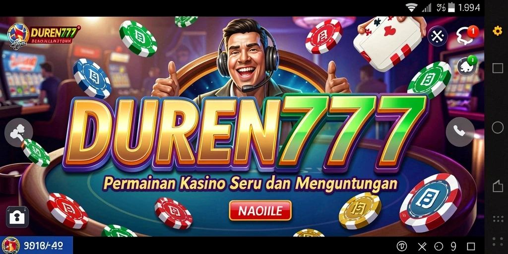 Tampilan menarik dari gameplay Kasino DUREN777 yang penuh fitur.