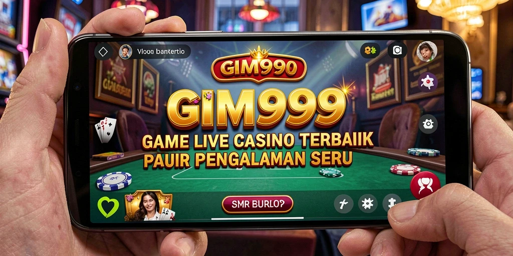 Tampilan gameplay menegangkan dari GIM999 Live Casino.