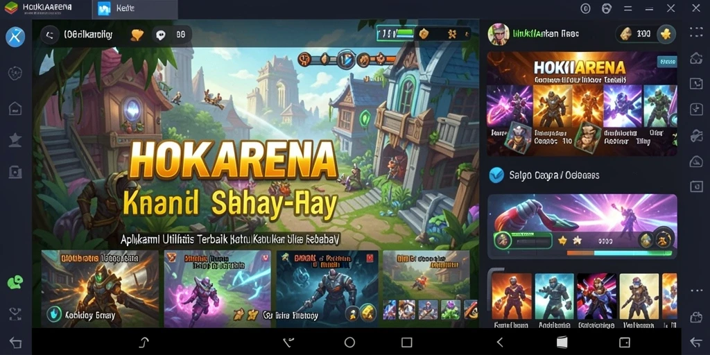 Tampilan antarmuka HOKIARENA yang intuitif untuk membantu pengelolaan aktivitas.