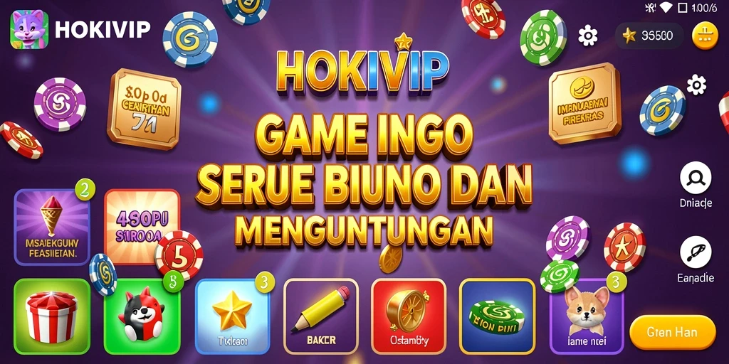 Gameplay menarik dan interaksi seru dalam HOKIVIP Bingo.