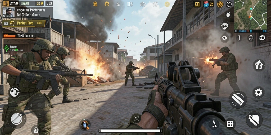 Tampilan gameplay menarik dari JAYA89 dengan aksi pertempuran seru.