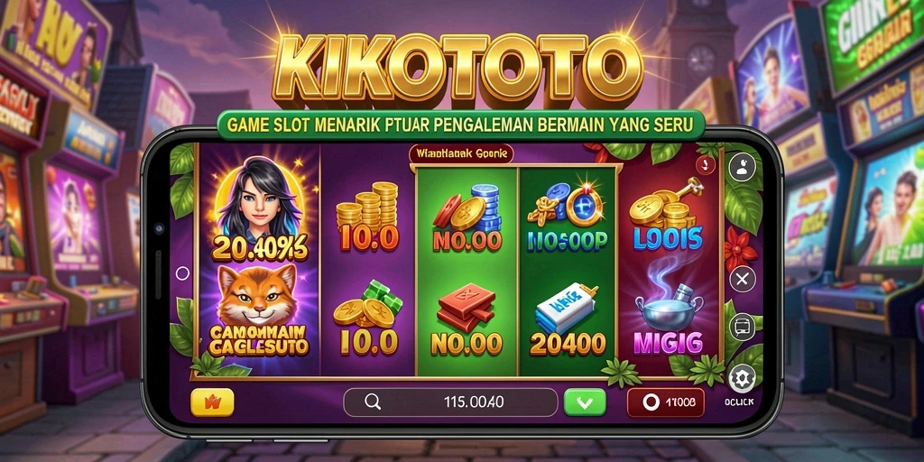 Screenshot utama KIKOTOTO menampilkan gameplay Slot yang seru dan menantang.