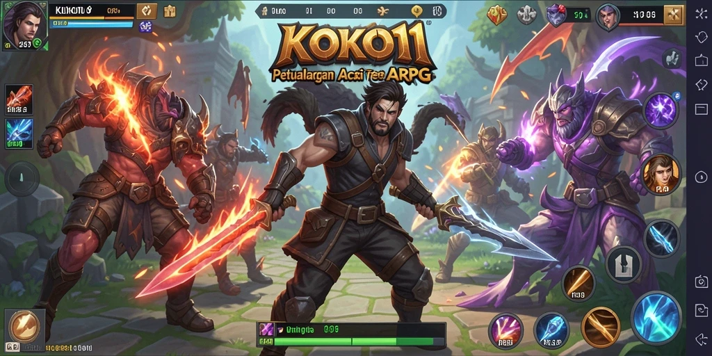 Tangkapan layar gameplay KOKO11 yang penuh aksi dan petualangan.