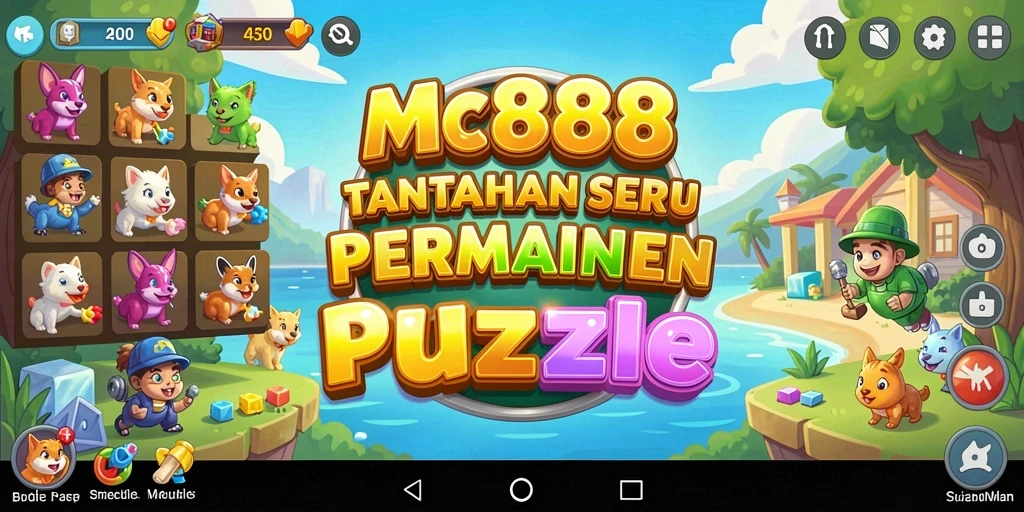 Tampilan gameplay MC888 dengan tantangan puzzle yang menawan.