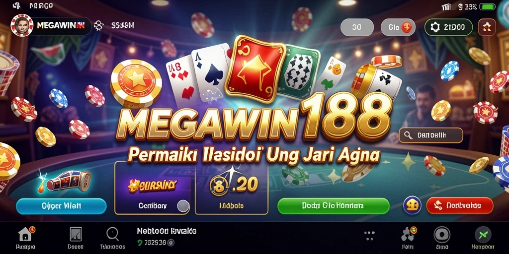 Tampilan menarik dari gameplay Kasino MEGAWIN188.