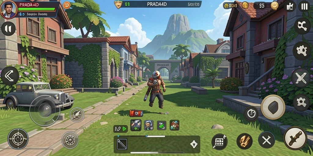 Screenshot permainan PRADA4D dengan gameplay Idle yang menarik.