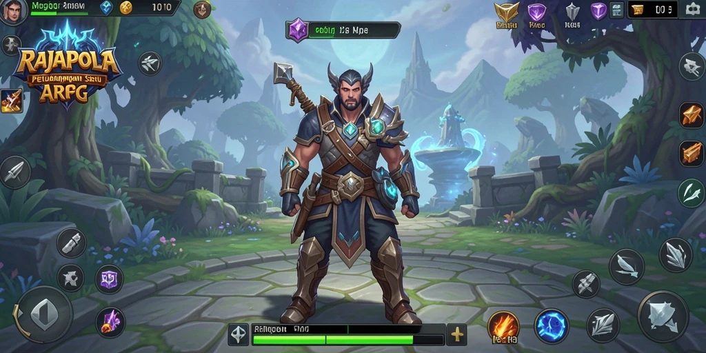 Tampilan gameplay ARPG yang mendebarkan dan grafis menawan.