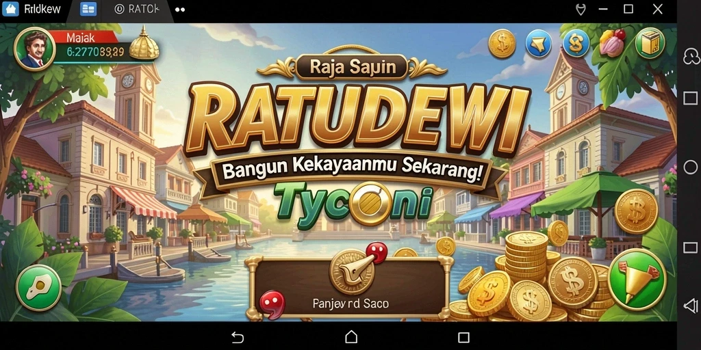 Tampilan gameplay <strong>RATUDEWI</strong> yang menarik dan penuh strategi.