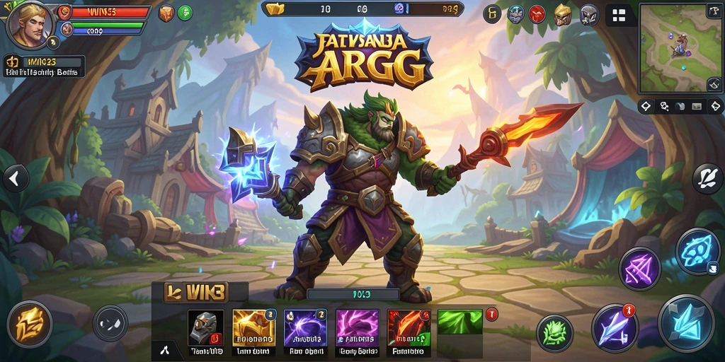 Tangkapan layar gameplay mendebarkan dari game ARPG.