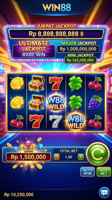 Tampilan antarmuka pengguna win88 yang menarik dan mudah dipahami.